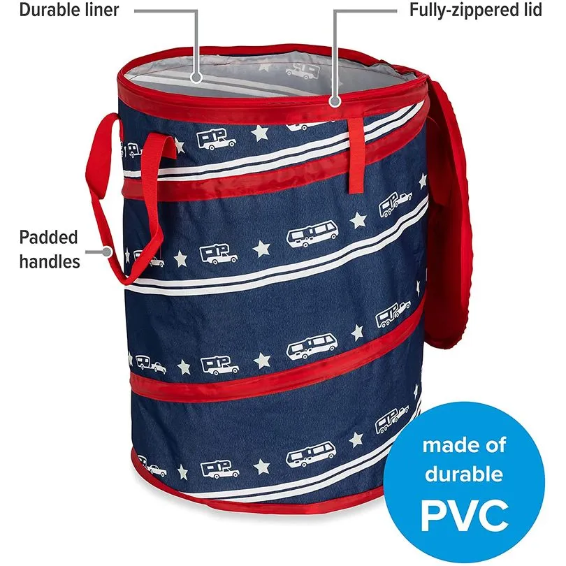Pop-Up Cont -Patriotic Camper